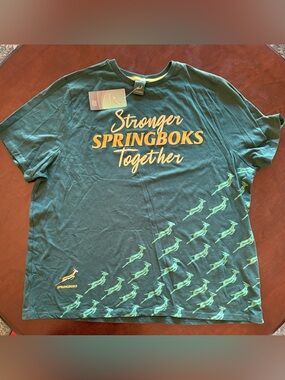 Springbok Rugby 'Stronger Together' XL Men’s Tee NWT